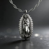 Our Lady of Guadalupe S925k Silver Necklace