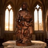 Bruges Madonna Statue: Hand-Carved Beechwood, Woven With Faith and Story