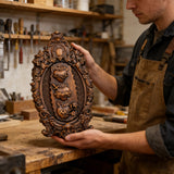 Three Sacred Hearts of the Holy Family Wall Hanging Art work Personalized Religious Gift wooden decor