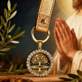 Tree of Life Keychain: A Christian Symbol of Rooted Faith & Eternal Hope