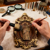 St. Jude Wooden Religious Icon Wall Artwork - Patron Saint of Despair in Troubled Times