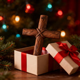 Wooden Spiral Cross: A Symbol of Christ's Sacrifice & Unity