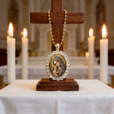 Bohemian Our Lady & Child Necklace & Keychain