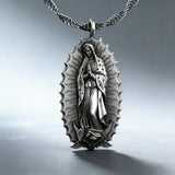 Our Lady of Guadalupe S925k Silver Necklace