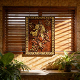Assumption of Mary Hand-Carved Wood Wall Art: A Tribute to Heavenly Glory