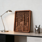 Hagia Sophia Wooden Wall Art: Warm Corner of Byzantine Beauty