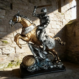 Roman Warrior in Armor Resin Statue