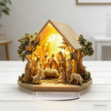 Nativity Scene Acrylic Table Ornament: The Sacred Story of Christmas in Your Home