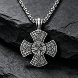 Vintage Celtic Knot Cross Necklace – Heritage, Eternity & Sacred Protection