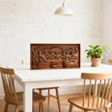 Bgcopper Last Supper Religious Carving Icons Gifts Wood Carving Religious Wood Wall Art
