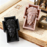 Jesus Crucifix Scented Candle: A Sacred Glow of Sacrifice & Devotion