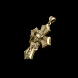 Crucifixion Prayer Necklace Madonna Prayer S925K Silver Necklace