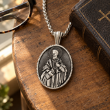 St Peter Necklace/the patron saint of net makers, boat builders ,fishermen, locksmiths, shoemakers and foot patients