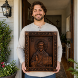 Christus Pantokrator Holzschnitzerei