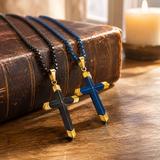 Titanium Steel 18K Gold Cross Necklace | A Christian Emblem of Faith and a Fashion Statement