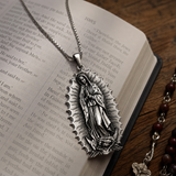 Our Lady of Guadalupe S925k Silver Necklace