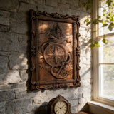 Nautical Compass & Anchor Hand-Carved Wood Wall Art: Adventure Woven in Beechwood