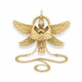 Seraphim Angel Pendant Necklace Angel Wings Amulet