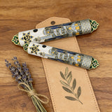 Hand-Painted Enamel Mezuzah: The Dual Essence of Faith & Craftsmanship