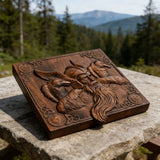 Odin and the Raven Wooden Wall Wall Decoration
