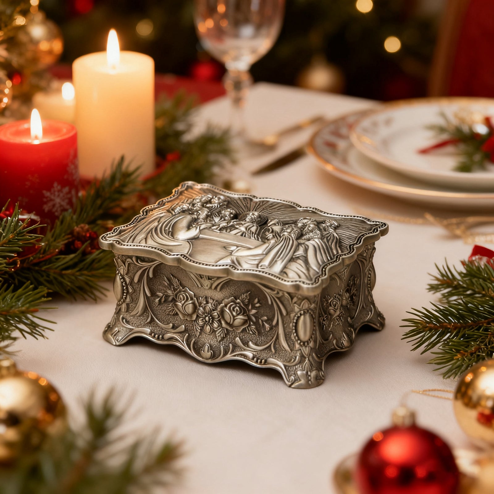 A Beautiful Testament to Faith: The Last Supper Jewelry Box – BGCOPPER