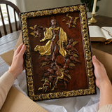 Assumption of Mary Hand-Carved Wood Wall Art: A Tribute to Heavenly Glory