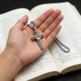 Gemstone St. Benedict Cross Necklace: Wear Protection & Faith With Radiance