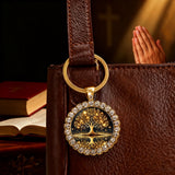 Tree of Life Keychain: A Christian Symbol of Rooted Faith & Eternal Hope