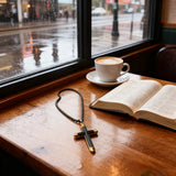 Titanium Steel 18K Gold Cross Necklace | A Christian Emblem of Faith and a Fashion Statement