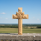 Hand-Carved Beechwood U.S. Air Force Cross — A Symbol of Faith, Service & Sacrifice