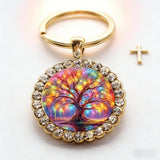 Tree of Life Round Pendant & Keychain: A Symbol of Growth, Connection, and Vibrant Life
