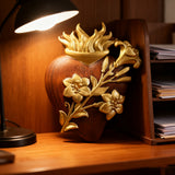 Holy Family Three Sacred Hearts Wooden Wall Decoration