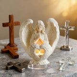 "Praying Angel" 2D Flat Acrylic Table Decor – A Glow of Peace for Your Christian Home