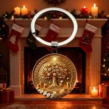 Wealth Tree of Life Keychain: A Christian Symbol of God’s Provision & Abundance