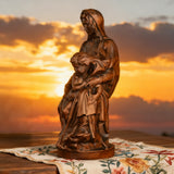 Bruges Madonna Statue: Hand-Carved Beechwood, Woven With Faith and Story