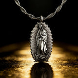 Our Lady of Guadalupe S925k Silver Necklace