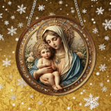 Our Lady of the Holy Child Acrylic Pendant | Divine Blessings Accompany You Through All Seasons