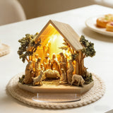 Nativity Scene Acrylic Table Ornament: The Sacred Story of Christmas in Your Home