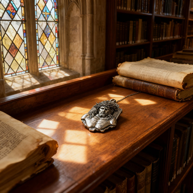 The Crown of Thorns Covenant - S925 Sterling Silver Christian Pendant, A Sacred Reminder of Sacrifice and Redemption