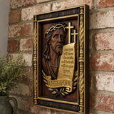 John 8:32 Hand-Carved Beechwood Christian Wall Plaque – The Truth Shall Set You Free