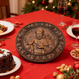 St. Francis of Assisi Patron Saint of Animals Religious Icon - Natural Wood Wall Decoration Hanging Souvenir