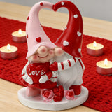 Love Heart Gnome Resin Figurine | Romantic Home Decor
