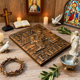 We Stand For The Flag, We Kneel For The Fallen -American soldier wood carving memorial icon