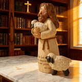 The Good Shepherd Resin Figurine: "The Lord is My Shepherd" ✨🙏
