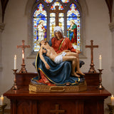 Pietà Resin Statue: A Christian Symbol of Mary’s Grief & Christ’s Redemption