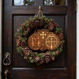 St. Benedict's Exorcism Medal Christian Exorcism Plaque - Wall Decor