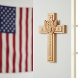 Hand-Carved Beechwood U.S. Air Force Cross — A Symbol of Faith, Service & Sacrifice