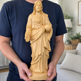 Sacred Heart of Jesus Wooden Statue: A Tribute to Unfailing Love