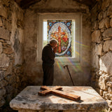 🌟 Stained Glass Cross Window Art: Where Faith Meets Light