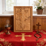 Natural Ash Wood Magician Carved Art: Whimsy Woven in Warm Wood